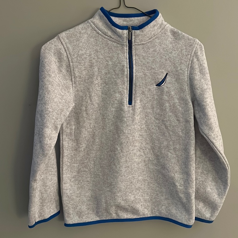 C- Nautica 1/4 zip-up long sleeve sweatshirt